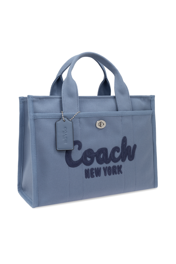 Blue coach tote sale